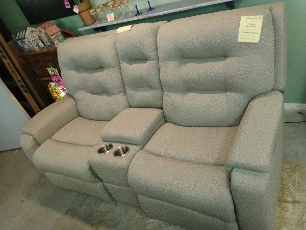 Arlo power reclining love seat with console