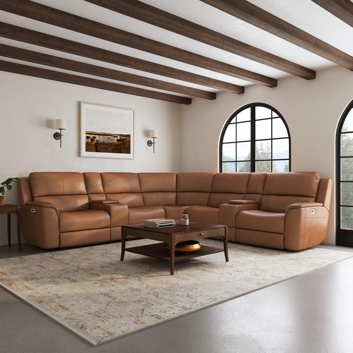 Flexsteel Henry pieces as a sectional