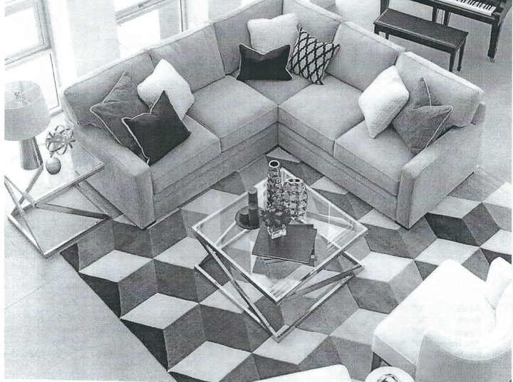 New Dimension 7500N, approximately 8 x 8 sectional